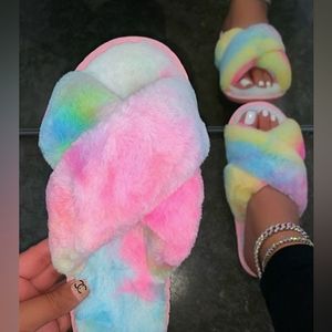 Tie Dye Slippers